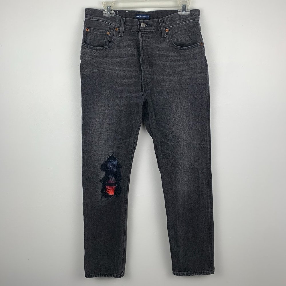 NWOT Levi's Dark Wash Straight Leg Selvedge Jeans - Picture 1 of 5